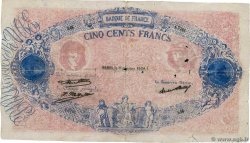 500 Francs BLEU ET ROSE Faux FRANKREICH  1931 F.31.42x SGE