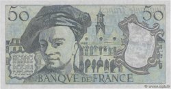 50 Francs QUENTIN DE LA TOUR Faux FRANCIA  1976 F.67.09x FDC