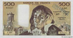 500 Francs PASCAL Faux FRANCE  1984 F.71.31x UNC-