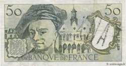 50 Francs QUENTIN DE LA TOUR Faux FRANCIA  1990 F.67.16x BB