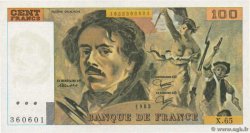 100 Francs DELACROIX modifié Faux FRANCE  1982 F.69.06x pr.NEUF