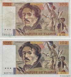 100 Francs DELACROIX modifié Faux FRANCIA  1988 F.69.12x MB