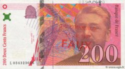 200 Francs EIFFEL Faux FRANCE  1995 F.75.02x VF