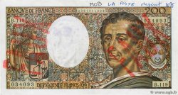 200 Francs MONTESQUIEU Faux FRANCE  1992 F.70.12x VF