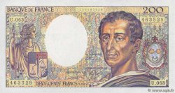 200 Francs MONTESQUIEU Faux FRANCE  1989 F.70.09x UNC-