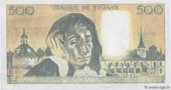 500 Francs PASCAL Faux FRANKREICH  1990 F.71.43x fST