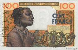 100 Francs Spécimen ESTADOS DEL OESTE AFRICANO  1965 P.101Aes SC+