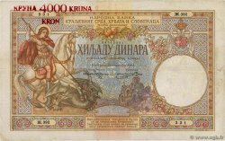 1000 Dinara YUGOSLAVIA  1920 P.024var. BC
