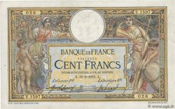 100 Francs LUC OLIVIER MERSON sans LOM FRANCE  1912 F.23.04
