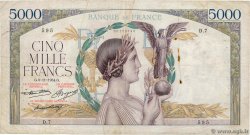 5000 Francs VICTOIRE FRANCE  1934 F.44.01 pr.TB