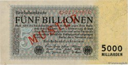 5 Billions Mark Spécimen ALLEMAGNE  1923 P.130as pr.SPL