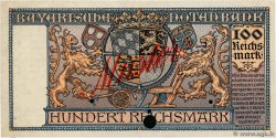 100 Reichsmark Spécimen ALEMANIA Munich 1924 PS.0942s EBC+