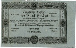 5 Gulden / 20 Gulden AUSTRIA  1811 P.A046b/48b EBC