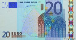 20 Euro Fauté EUROPA  2002 P.03u VZ