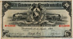25 Pesos GUATEMALA  1908 PS.146a pr.TTB