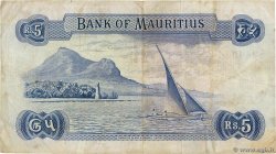 5 Rupees Remplacement MAURITIUS  1967 P.30cr BC+