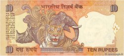 10 Rupees Petit numéro INDIA  2008 P.095g UNC