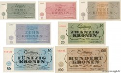1 au 100 Kronen ISRAËL Terezin 1943 WW II.701 au 707 SPL
