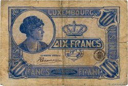 10 Francs LUXEMBOURG  1923 P.34 B