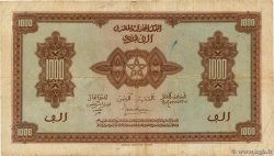 1000 Francs MAROKKO  1944 P.28 S