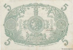 5 Francs Cabasson violet MARTINIQUE  1934 P.06 TTB+