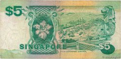 5 Dollars Remplacement SINGAPORE  1989 P.19r MB