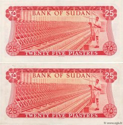 25 Piastres Consécutifs SUDAN  1980 P.11c fST