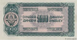 100 Dinara YOUGOSLAVIE  1944 P.053b SPL
