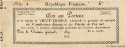 20 Francs FRANCE  1799 Laf.214 pr.SUP