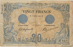 20 Francs NOIR  FRANCE  1904 F.09.03