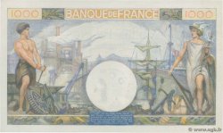 1000 Francs COMMERCE ET INDUSTRIE FRANCIA  1944 F.39.09 FDC
