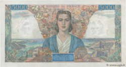 5000 Francs EMPIRE FRANÇAIS FRANCIA  1945 F.47.12 EBC