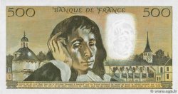 500 Francs PASCAL FRANCE  1972 F.71.08 AU-