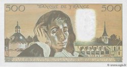 500 Francs PASCAL Fauté FRANKREICH  1992 F.71.49 fST+