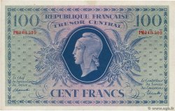 100 Francs MARIANNE FRANKREICH  1943 VF.06.01f fST