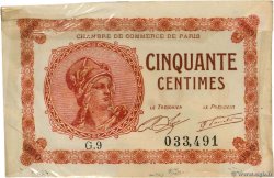 50 Centimes Publicitaire FRANCE Regionalismus und verschiedenen Paris 1920 JP.097.15 fVZ