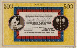 500 Francs BON DE SOLIDARITE FRANCE regionalism and miscellaneous  1941 KL.11A2 XF+