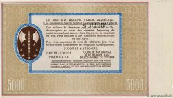 5000 Francs BON DE SOLIDARITE Annulé FRANCE regionalism and miscellaneous  1941 KL.13Bs UNC-