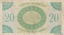 20 Francs FRENCH EQUATORIAL AFRICA Brazzaville 1944 P.12a F