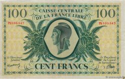 100 Francs FRENCH EQUATORIAL AFRICA Brazzaville 1944 P.13a VF