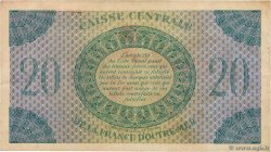 20 Francs FRENCH EQUATORIAL AFRICA  1943 P.17d VF