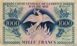1000 Francs Phénix AFRIQUE ÉQUATORIALE FRANÇAISE  1947 P.19a S