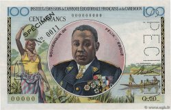 100 Francs Spécimen AFRIQUE ÉQUATORIALE FRANÇAISE  1956 P.32s AU
