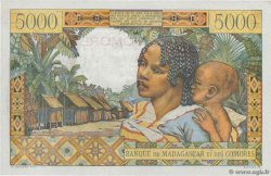 5000 Francs COMORES  1963 P.06c SUP+