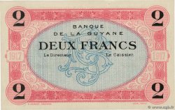 2 Francs Épreuve GUYANE  1917 P.06s pr.NEUF