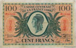 100 Francs FRENCH GUIANA  1941 P.16a MB