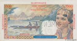 1000 Francs Spécimen MARTINIQUE  1946 P.33s VZ+