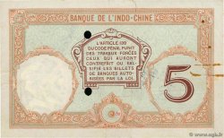 5 Francs Annulé NEW CALEDONIA  1936 P.36bs VF