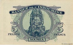 5 Francs Annulé NEW CALEDONIA  1944 P.48s AU