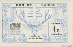 1 Franc NOUVELLE CALÉDONIE  1943 P.55b SC+